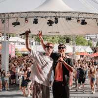 MUSIC DUO ‘LODE AND NIVEK’ ON STAGE AT HAVENFEESTEN BREDA